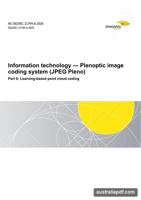 AS ISO/IEC 21794.6: 03/20/2026 9781761756597 AS ISO/IEC 21794.6: 03/20/2026 9781761756597